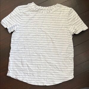 Lululemon Love T Shirt White with Black stripes